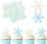 50 pieces of edible Snow cupcake de