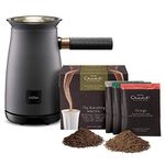 Hotel Chocolat 472756 Velvetiser Hot Chocolate Machine Complete Starter Kit, Grey, 28 x 46 x 16 cm