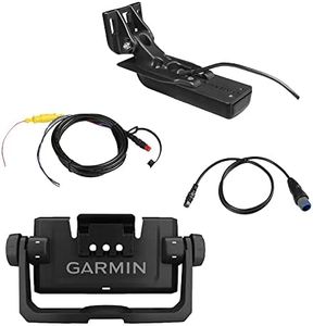 Garmin 020-00200-21 ECHOMAP UHD 7Xcv Boat Kit with GT24UHD-TM Transducer, Power Cable and Cradle - 7", ClearVu and Traditional Chirp