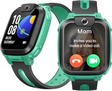 imoo Watch Phone Z1, Montre connectée 4G pour Enfants avec appels vidéo HD, Suivi GPS en Temps réel, Étanchéité IPX8 (Vert)