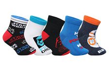 Supersox Ankle Disney Avenger Socks for Kids, Made with Breathable, Anti Odour & Moisture Absorbent Combed Cotton with a Extra Durable Welt, Ideal For All Day Wear (Pack Of 5)