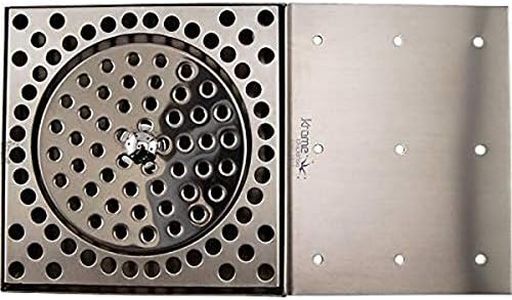 Krome Dispense 039-C360 Glass Rinser Drip Tray with Drain, Stainless Steel