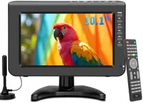 Jexiop 10.1inch Portable TV,720P Sc