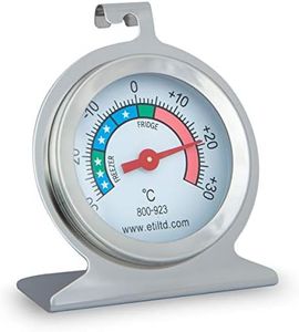 stainless steel fridge/freezer thermometer. Ideal For Home, Restaurants, Bars, Cafes