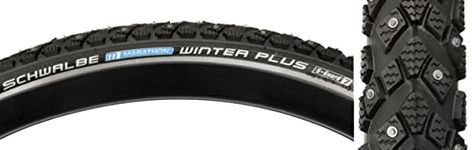 Schwalbe Unisex's Marathon Winter Plus Tyre, Black, 26x2.15