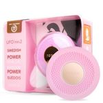 Foreo Ufo Mini 2 Full Facial Led Mask Treatment, Red Light Therapy, Face Masks Beauty Treatment, Korean Skincare, Thermotherapy & Face Massager, Moisturiser, Increased Skin Care Absorption, Pearl Pink