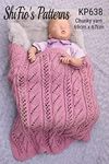 Knitting Pattern for Babies Blanket