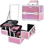 Joligrace Makeup Train Case Cosmeti