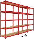 Pack of 3 Garage Shelving Unit 5 Ti