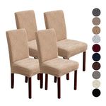 Dining Chair Covers, Chair Covers for Dining Room Stretch Chair Covers Parsons Chair Slipcover, for Dining Room Kitchen Chair Protector Cover, Removable, Washable