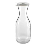 Cambro WW250CW135 Clear Camliter 1/4 L Decanter with Lid - Dozen