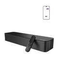 ULTIMEA 2.1ch Sound Bar for TV, Built-in Subwoofer, Peak Power 132W, App Control, 16 Inches Bluetooth 5.4 TV Speakers Soundbar, All-in-one PC Soundbar for Game, Opt/AUX/Wall Mount, Poseidon M20 Pro