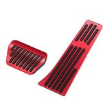 ACROPIX Brake and Gas Accelerator Pedal Covers Fit for BMW X3 X4 - Pack of 2 Red