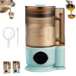 UCK-KIT Una Licuadora Inteligente Cocina Licua Y Se Lava Solo, Portable Food Blenders Replacement Pitcher, 1.5L Multifunctional Quiet Electric Juicer, Smoothie Blender And Juicer All in One,Cyan