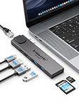 Lemorele USB C Docking Station for MacBook, 7 in 2 USB C Hub with Thunderbolt 3, Gigabit Ethernet, 4K@60Hz HDMI, 2*USB 3.0, SD/TF 3.0 Card Slots, Designed for MacBook Pro/Air M1 M2 2022 2021 2020..