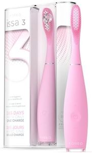 FOREO ISSA 3 Pink, Rechargeable Electric Ultra-Hygienic Sonic Toothbrush with Silicone & PBT Polymer Bristles