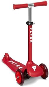 Flyer Glider Jr., Radio Flyer Lean to Steer Toddler Scooter, Red, for Kids Ages 2-5 Years