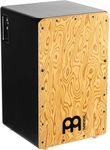 Meinl Pickup Cajon Box Drum with Internal Strings for Snare Effect - NOT MADE IN CHINA - Makah Burl Frontplate/Baltic Birch Body, Woodcraft Professional, 2-YEAR WARRANTY (PWCP100MB)