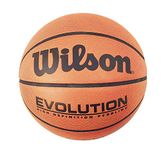 Wilson Evolution Intermediate Size Game Basketball, Brown