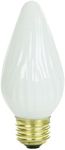 Sunlite 25FM/W/CD2 Incandescent 25-Watt, Medium Based, Flame Twist Bulb, White