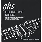 GHS Strings Electric Bass Flatwound Set (Medium Stainless Steel, 4-String, Long Scale)