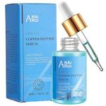 ANAiRUi Copper Peptides Serum for Face - GHK-Cu Anti Aging Face Serum with Hyaluronic Acid - Reduces Fine Lines & Wrinkles, Repairs Premature & Damaged Skin, Plump and Radiant Skin, 30ml