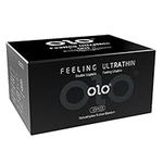 Condom, Ultra Thin Hyaluronic Acid Water Replenishing Lubricated Condoms 10 PCS (Pack of 1) (A & Black （Male condom）)