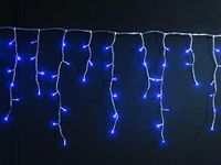 600LED(14.9M)/960LED(23.9M) Snowing Icicle Christmas Party Lights 8 Functions with Memory (Blue, 14.9)