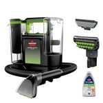 BISSELL Little Green Max Pet Portable Carpet and Upholstery Deep Cleaner, Car/Auto Detailer, with Self-cleaning Tough Stain Tool and Pet Hair Removal Tool, 3860B