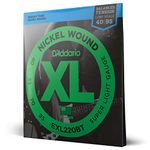 D'Addario EXL220BT Nickel Wound Bass Guitar Strings, Balanced Tension Super Light, 40-95