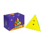 Cubelelo Twist Pyraminx M (Magnetic) | Stickerless Pyramid Triangle High Speed Puzzle for Kids and Adults | Magic Speedy Brainstorming Stressbuster Multicolor Cube