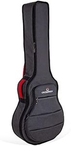 Crossrock 10mm Padded Backpack Bag for Arch Top Hollow Body & Jazz Acoustic Guitars (CRSG107SADG)