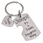 Father Daughter Keychain Present fo