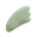 Green People Jade Gua Sha Massage Tool | Natural & Organic Facial Gua Sha | Gentle Face Massage Tool for Radiant, Revived Skin| Suitable for Sensitive Skin | Cruelty Free & Vegan