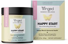 Winged Happy Start | Mood Boost Powder for Women | Unflavored (30 Servings), Non-GMO