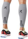 Rymora Calf Compression Sleeves Men Women - Leg Compression Sleeve Footless Socks - Shin Splint Relief Fitness Running Comfortable Secure