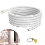 UNIFAMILY Dehumidifier Drain Hose 6.5Ft, Universal Cuttable Rubber Adapter Dehumidifier Hose, Flexible Drain Hose for Dehumidifiers indoor, Dehumidifier Hose Replacement