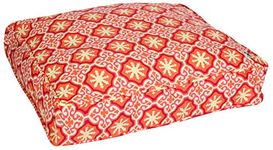 Molly Mutt Small Dog Bed Cover - Papillon Print - Measures 22”X27”X5’’ - 100% Cotton - Durable - Breathable - Sustainable - Machine Washable Dog Bed Cover