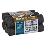 Duck Select Grip Easy Liner Shelf Liner 20" Wide Kitchen Pack, 6-Rolls, Each 6' Length, Black