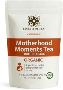 Secrets Of Tea Healthy Lactation Tea for Breastfeeding Moms, Natural USDA Organic Caffeine-Free Nursing Tea for Increased Breast Milk, Lactation Support for Women, Fruits Flavor - 20 Count(1 Pack)