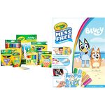 CRAYOLA Colour & Create Tub - Including Crayons, Markers, Pencils, Pens, Chalks, Colouring Book & Stickers | Kids Arts & Crafts | Ideal for Kids Aged 4+ & Color Wonder
