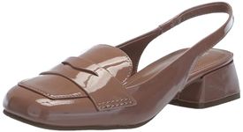 Kenneth Cole REACTION Women's Lewis Sling Loafer, Classic Tan Patent, 4.5 UK