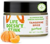 Natural Organic Deodorant Cream with Tangerine Spice Scent, Shea Butter and Coconut Oil, Aluminum Free Deodorant by Stinkbug Naturals, 1.7 Ounce