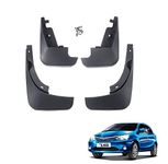 Kozdiko Car O.E Type Custom Fit Front and Rear Mud Flap Guard Compatible for Toyota Etios Liva