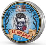 Viking Revolution Tattoo Care Balm for Before, During & Post Tattoo – Safe, Natural Tattoo Aftercare Cream – Moisturizing Lotion to Promote Skin Healing