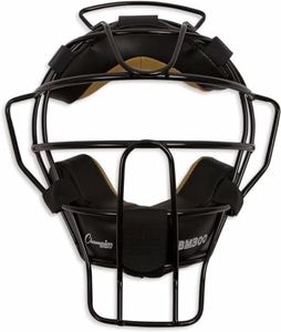Champion Sports Ultra Lightweight Baseball Umpire Face Mask, Black