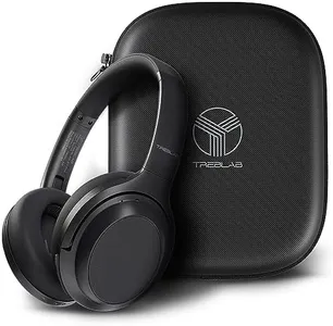 TREBLAB Z7 Pro - Hybrid Active Noise Cancelling Headphones, Signature aptX-HD Audio, Memory Foam Ear Cups, Foldable, 45H Play, Bluetooth 5, Fast Charging, Workout Over Ear Headphones Wireless With Mic