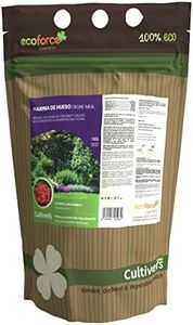 CULTIVERS Farina Ossea 1 kg. Fertilizzante Organico per Piante. Fornisce fosforo e Calcio alle Colture. Il Fertilizzante Naturale al 100% migliora la qualità, la consistenza e la Durata dei Frutti