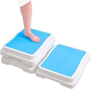 Wefaner Bath Shower Step,Stackable Bathtub Non Slip Safety Step Stool, Indoor/Outdoor Handicap Wideing Hands Free Platform Medical Portable Stack-Able, for High Beds, Kitchens,Bathroom.