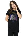 Beetlejuice Women's Distressed Poster Boyfriend Fit T-Shirt XXX-Large Black